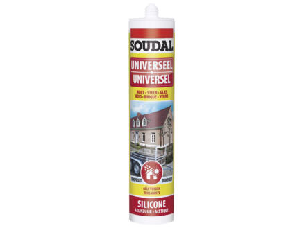 [102246] SOUDAL SILICONE UNIVERSEEL TRANSPARANT 300ML