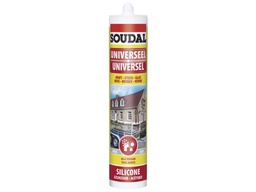 [102248] SOUDAL SILICONE UNIVERSEEL GRIJS 300ML