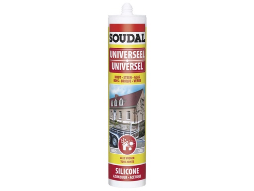 [102248] SOUDAL SILICONE UNIVERSEEL GRIJS 300ML