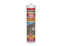 [102245] SOUDAL SILICONE NEUTRAAL BOUW TRANSPARANT 300ML