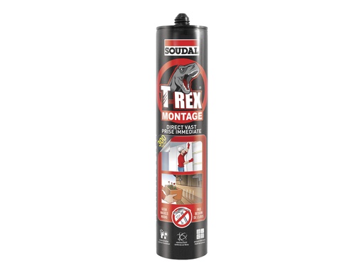 [124734] SOUDAL T-REX MONTAGELIJM DIRECT VAST 380g