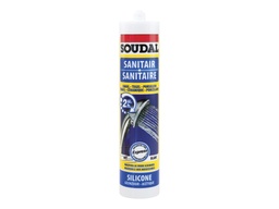 [120564] SOUDAL SILICONE SANITAIR EXPRESS WIT 300ML
