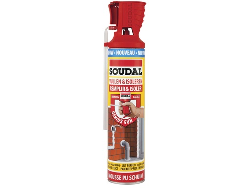 [123770] SOUDAL GENIUS GUN PU-SCHUIM 600ml
