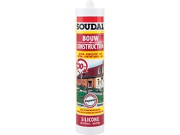[120562] SOUDAL SILICONE NEUTRAAL BOUW EXPRESS TRANSPARANT 300ML