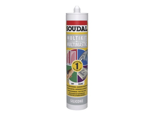 [146451] SOUDAL MULTIKIT WIT 290ML