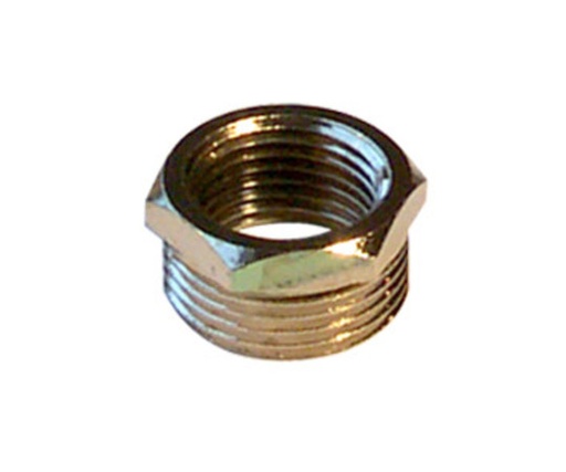 [A27225] Verloopring Chroom 1/2"M X3/8"F